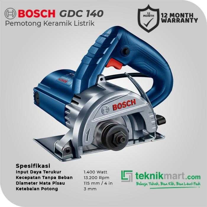 BOSCH GDC 140 MARBLE CUTTER 1400 WATT 110MM/4",13200RPM - Image 2