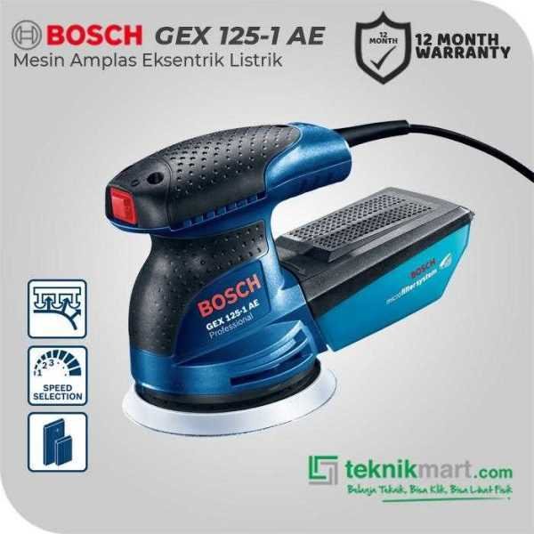 BOSCH GEX 125-1 AE ORBITAL SANDER 250WATT 12000RPM
