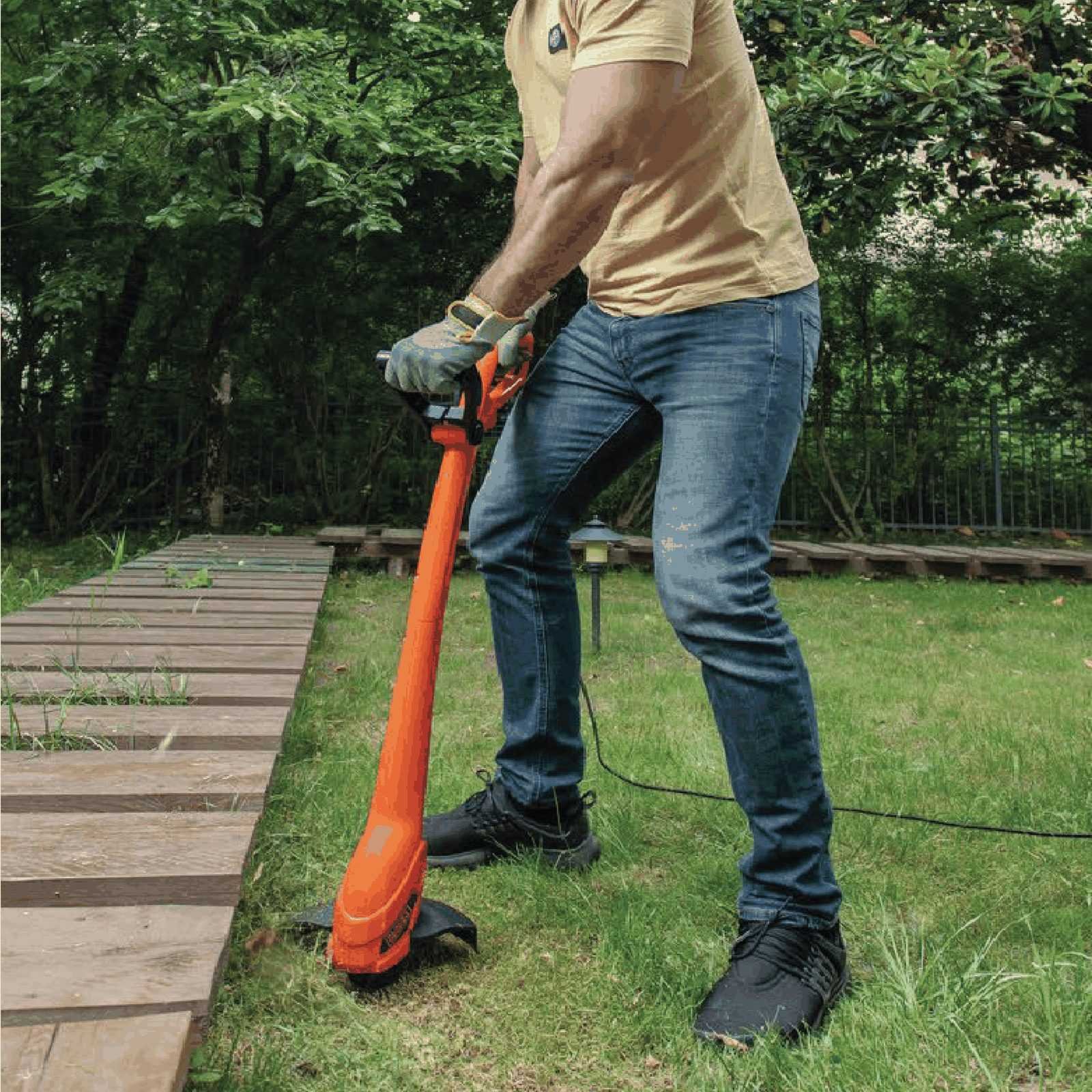BLACK AND DECKER GL350L STRING TRIMMER 350WATT WITH 2.8M CABLE - Image 4