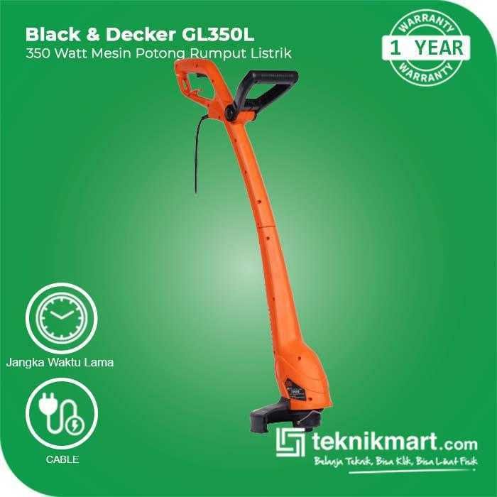 BLACK AND DECKER GL350L STRING TRIMMER 350WATT WITH 2.8M CABLE