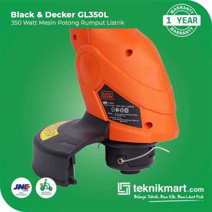 BLACK AND DECKER GL350L STRING TRIMMER 350WATT WITH 2.8M CABLE - Image 3