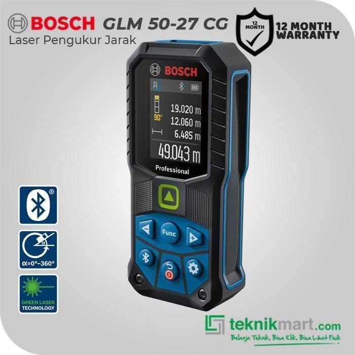 BOSCH GLM 50-27 CG LASER RANGE FINDER 50M WORKING RANGE (GREEN LASER)