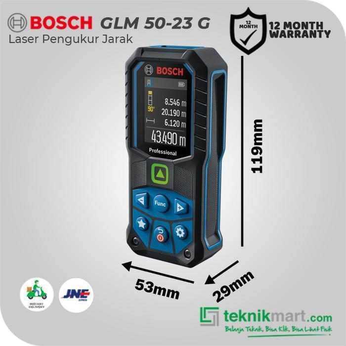 BOSCH GLM 50-23 G LASER RANGE FINDER 50M WORKING RANGE (GREEN LASER) - Image 3