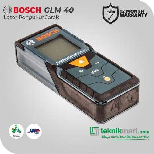 BOSCH GLM 40 LASER RANGE FINDER 40M WORKING RANGE (RED LASER) - Image 3