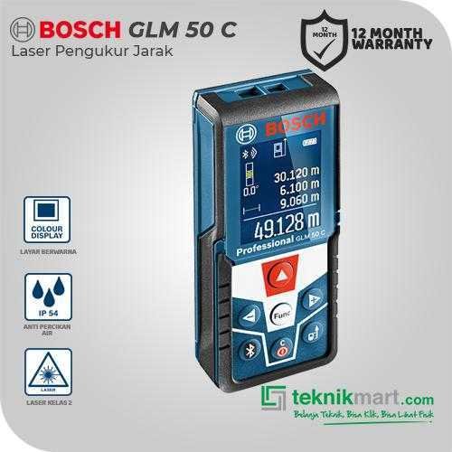 BOSCH GLM 150 C LASER RANGE FINDER 150 M WORKING RANGE (RED LASER)