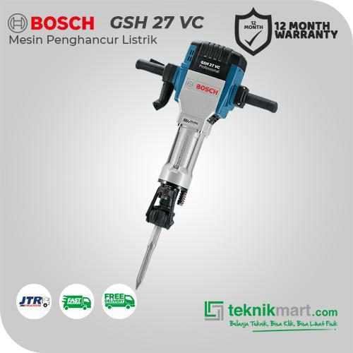 BOSCH GSH 27 VC DEMOLITION HAMMER HEX 28MM 2000WATT 62JOULE 1000BPM - Image 3