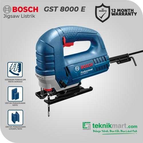 BOSCH GST 8000 E JIG SAW 710W 80MM 3100SPM