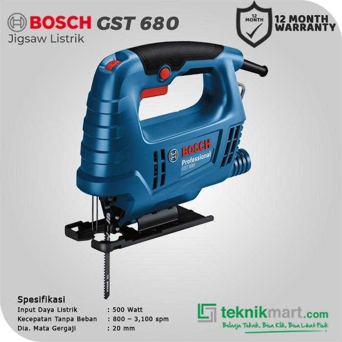 BOSCH GST 680 JIGSAW 500WATT - Image 2