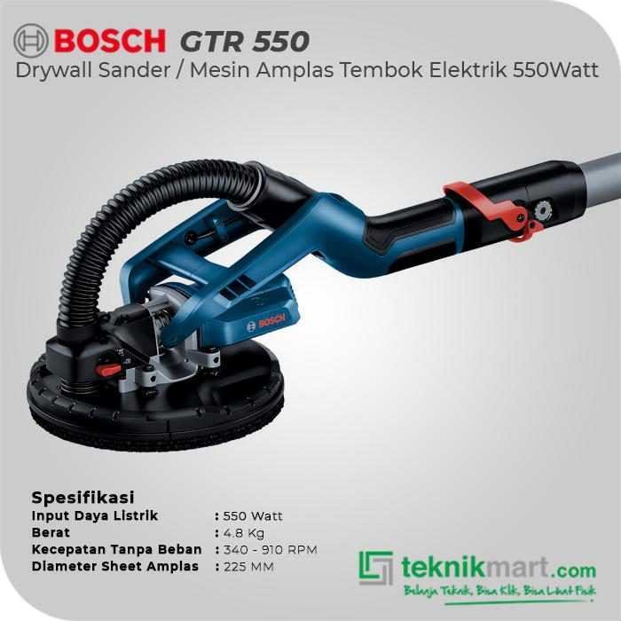 BOSCH GTR 550 DRYWALL SANDER 550W 215MM 340-910RPM - Image 2
