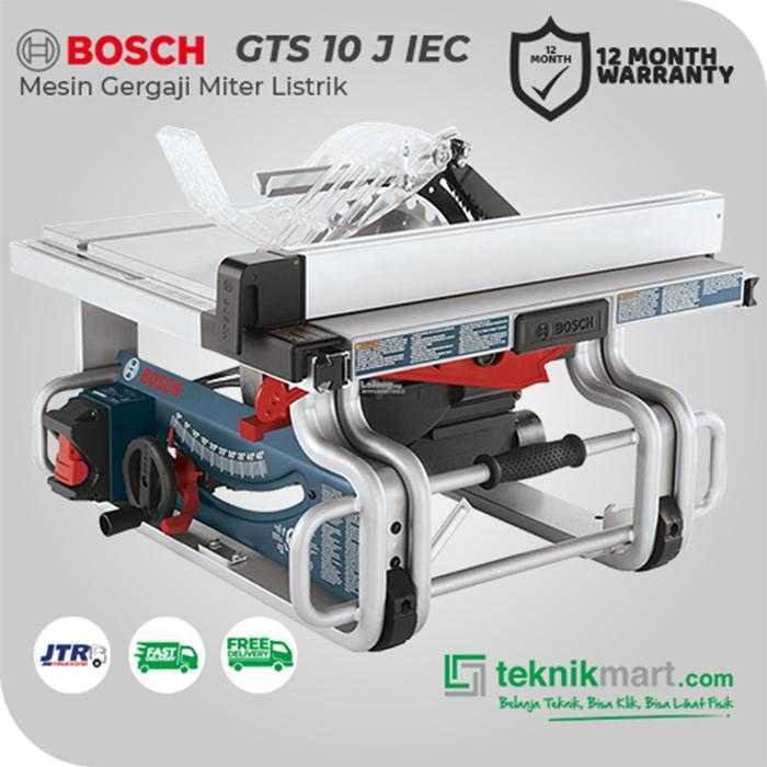 BOSCH GTS 10 J IEC TABLE SAW 1600W 254MM 3650RPM - Image 3