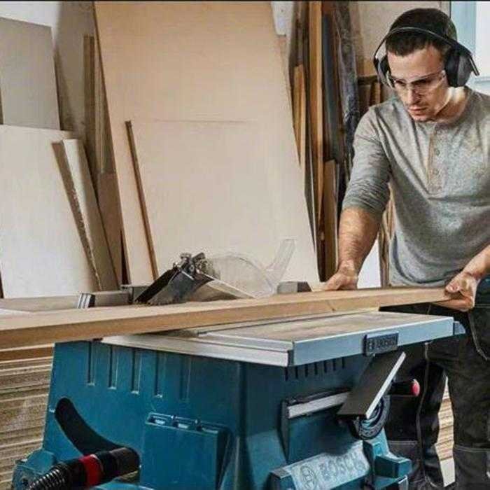 BOSCH GTS 254 TABLE SAW WITH FRAME 1800WATT 254MM 4300RPM - Image 4