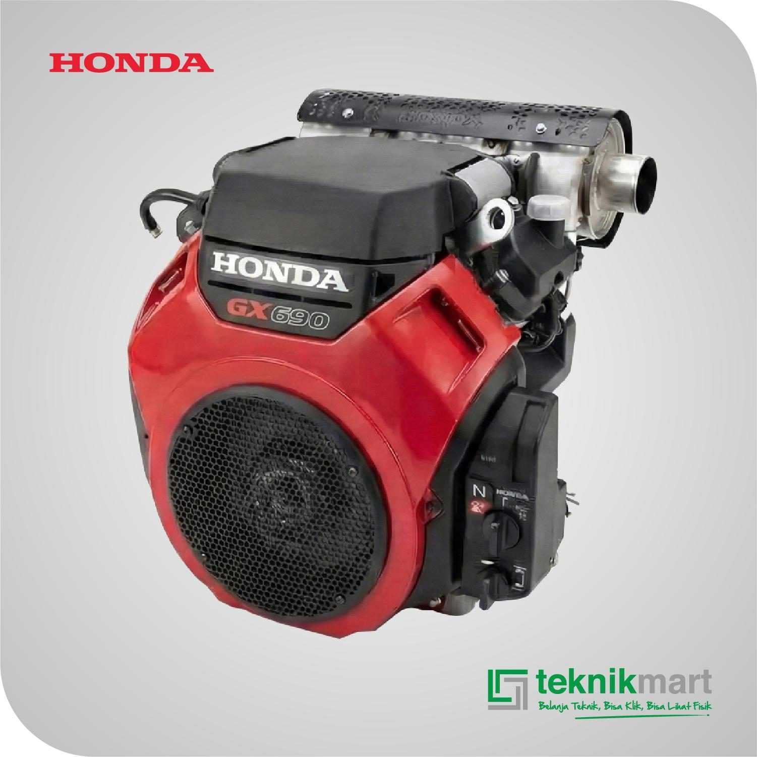 HONDA GX 690 C/W RIGHT MUFFLER GASOLINE ENGINE 25HP