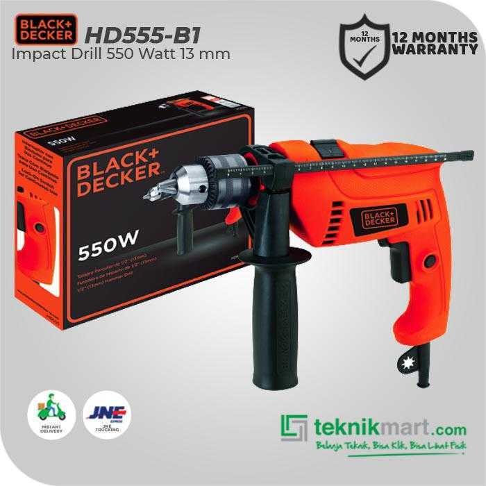 BLACK AND DECKER HD555 IMPACT DRILL 550WATT 13MM - Image 2