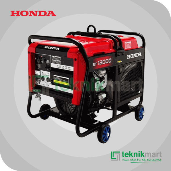 HONDA ET 12000 K1 C/W WHEEL KIT SET GASOLINE STARTER GENSET 10KVA