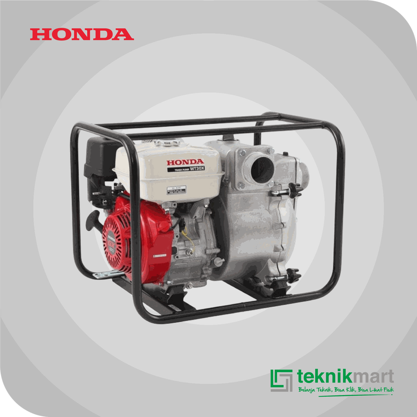HONDA WT 30 XK4 GASOLINE TRASH PUMP 3"