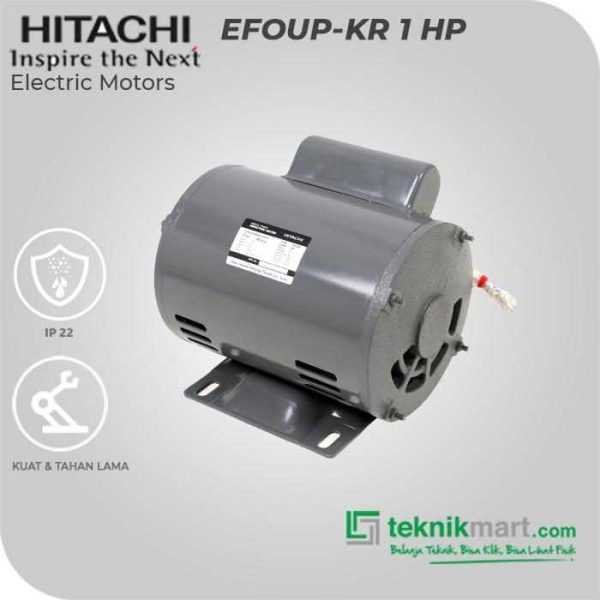 HITACHI ELECTRO MOTOR 1 HP 1P 4P