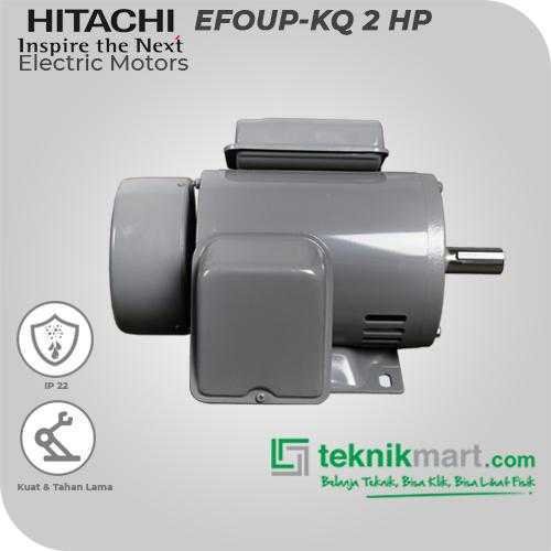 HITACHI ELECTRO MOTOR 2 HP 1P 4P