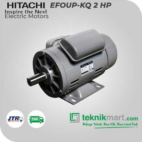 HITACHI ELECTRO MOTOR 2 HP 1P 4P - Image 3