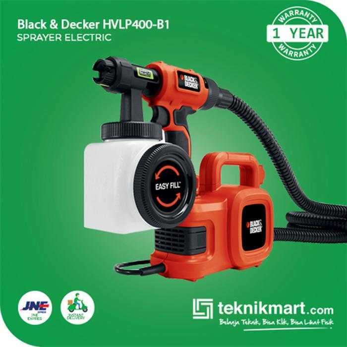BLACK AND DECKER HVLP400 SPRAYER ELECTRIC 450WATT - Image 3