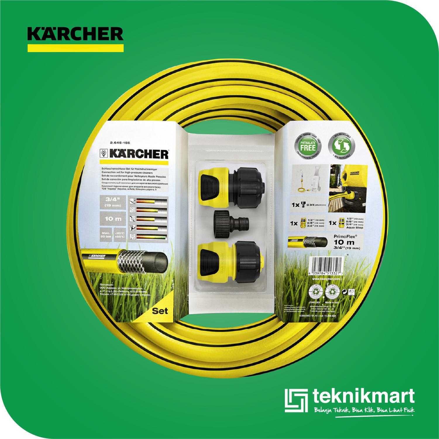 KARCHER HOSE SET FOR PRESSURE WASHERS (10 MTR 3/4" PRIMOFLEX HOSE)