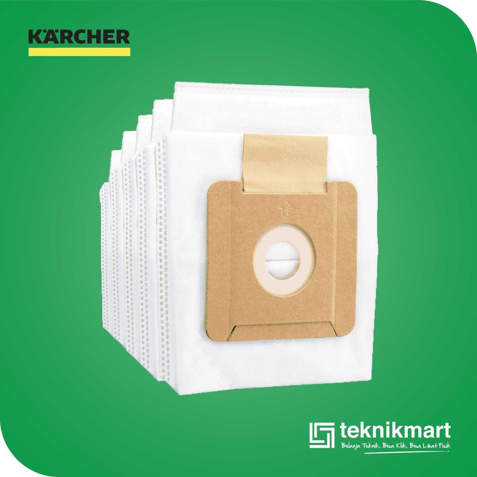 KARCHER FILTER BAG FLEECE SET PACKAGE FOR VC 2 (CONTAINS 5 PCS)