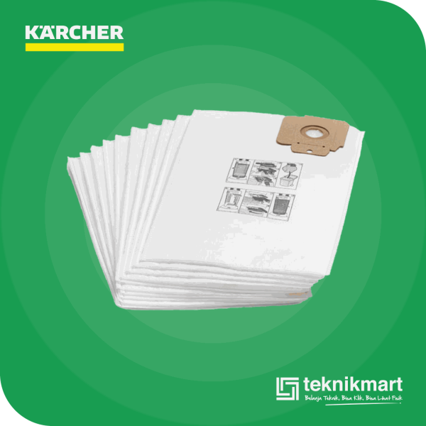 KARCHER FILTER BAGS FLEECE FOR CV 38/2 (CONTAINS 10 PCS)