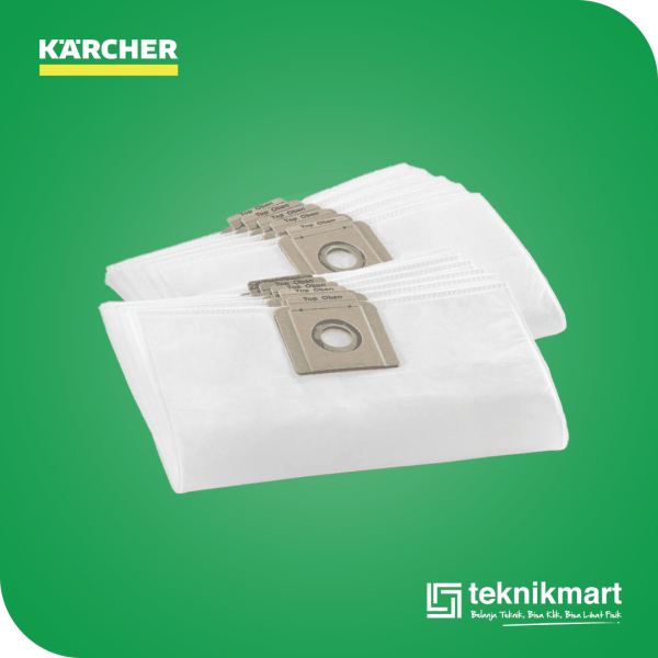 KARCHER FILTER BAGS FLEECE FOR T10/1, T12/1 (CONTAINS 10 PCS)