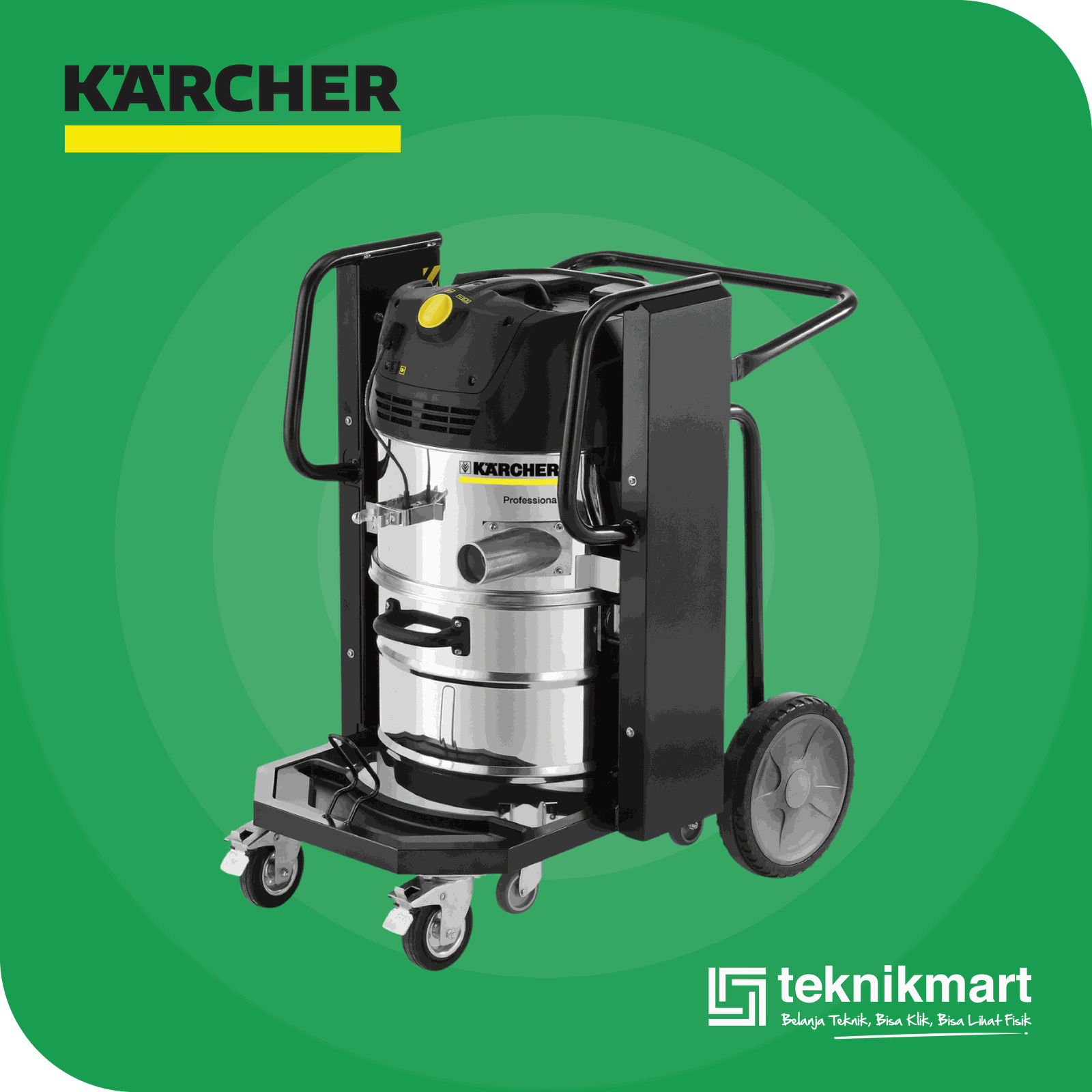KARCHER IVC 60/24-2 AP INDUSTRIAL VACUUM CLEANER (INCL.KIT LIQUID SWARF 9.989-657.0, REDUCER 9.989-690.0 & REDUCER 9.981-231.0)
