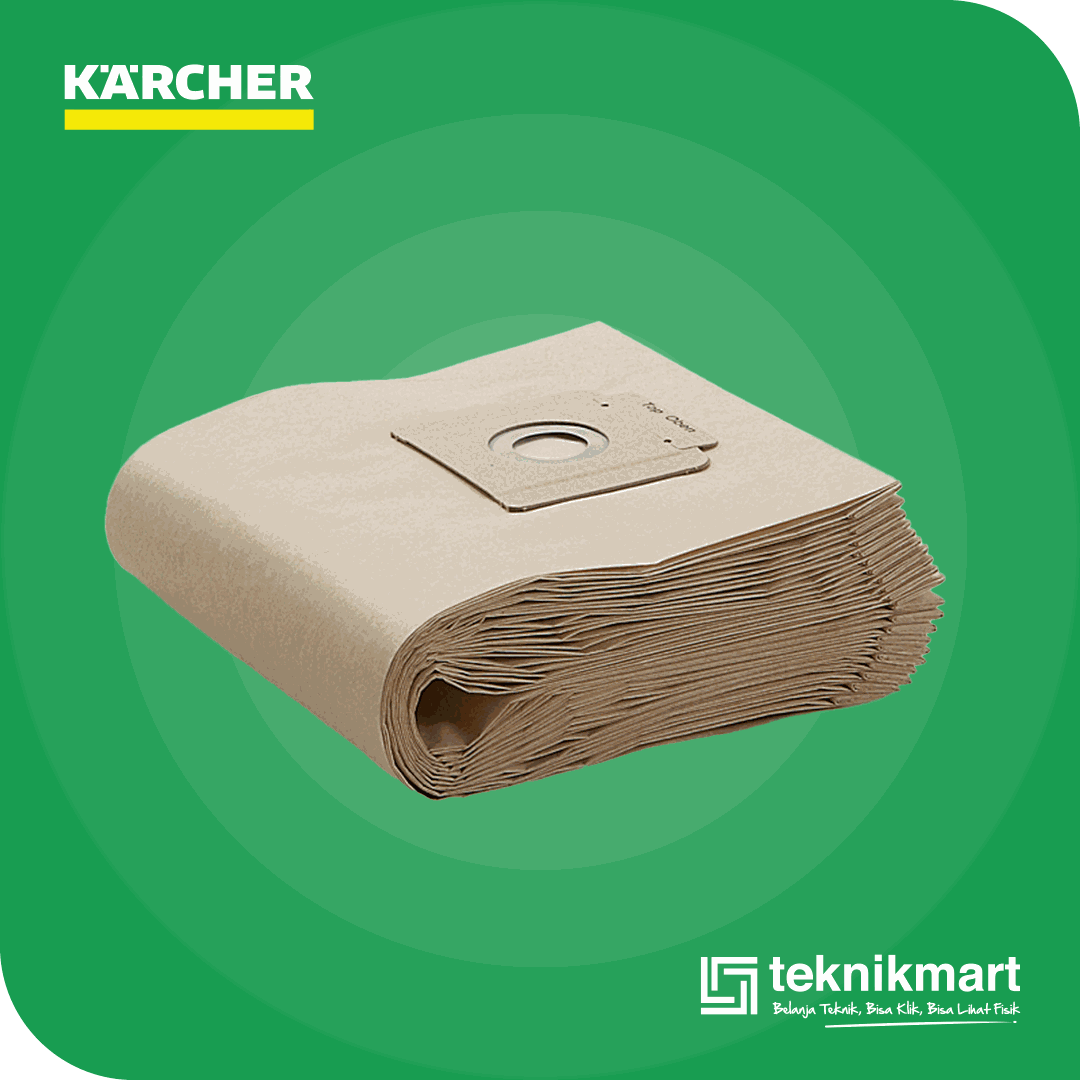 KARCHER PAPER FILTER BAGS FOR T 15/1 (CONTAINS 10 PCS)