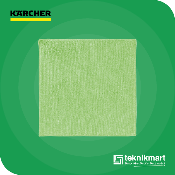 KARCHER PREMIUM MICROFIBER CLOTH GREEN