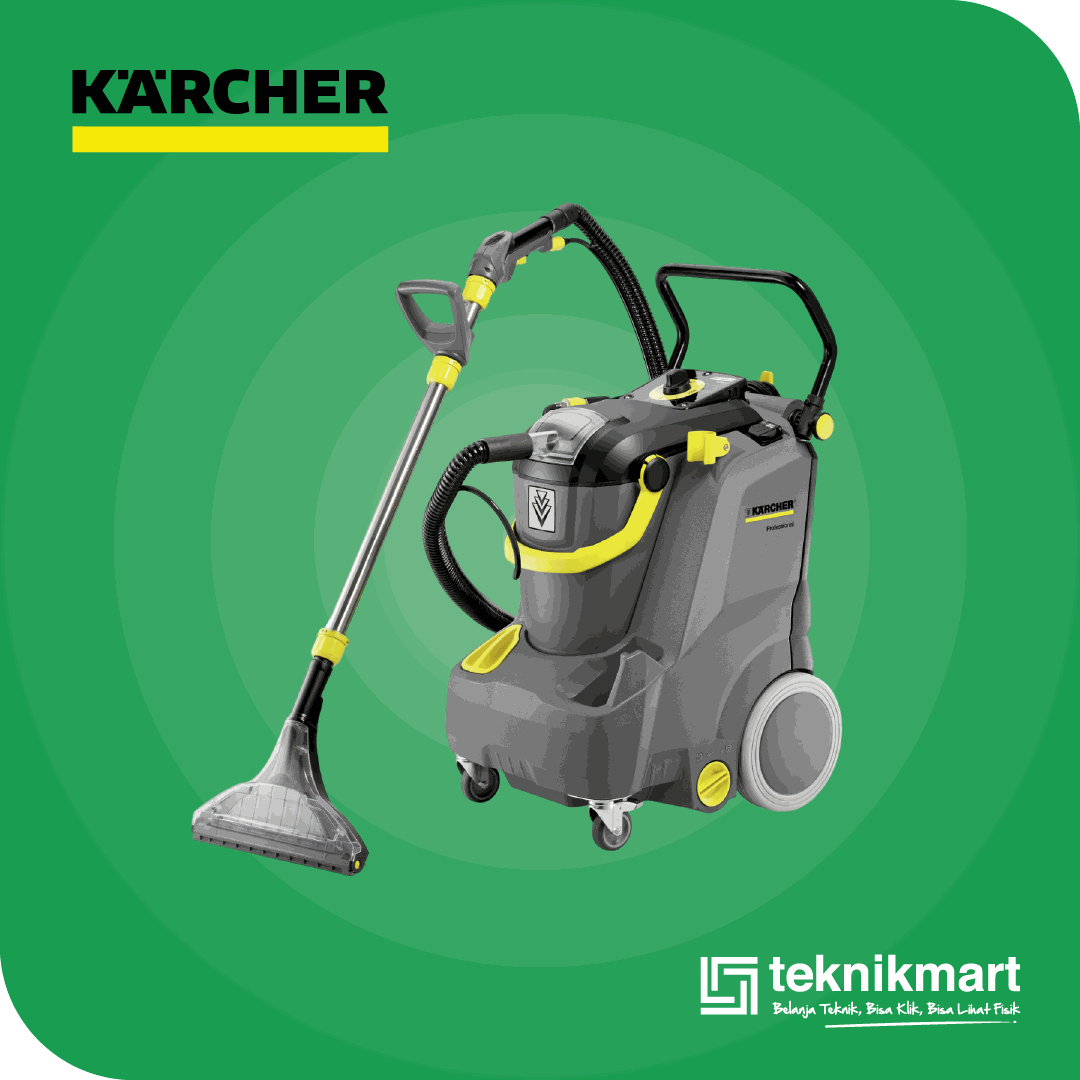 KARCHER PUZZI 30/4 *EU SPRAY-EXTRACTION CLEANER + FLEXIBLE FLOOR NOZLE 350MM