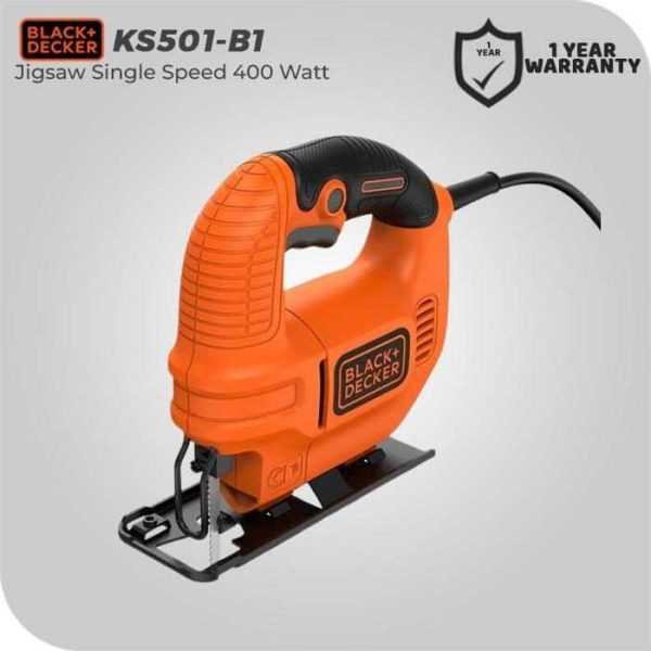 BLACK AND DECKER KS501 JIGSAW SINGLE SPEED 400WATT