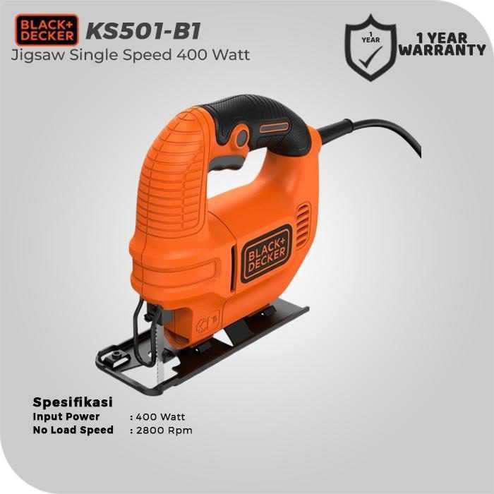 BLACK AND DECKER KS501 JIGSAW SINGLE SPEED 400WATT - Image 2