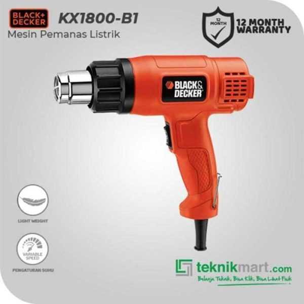 BLACK AND DECKER KX1800 HEAT GUN 1800WATT 400/500 °C