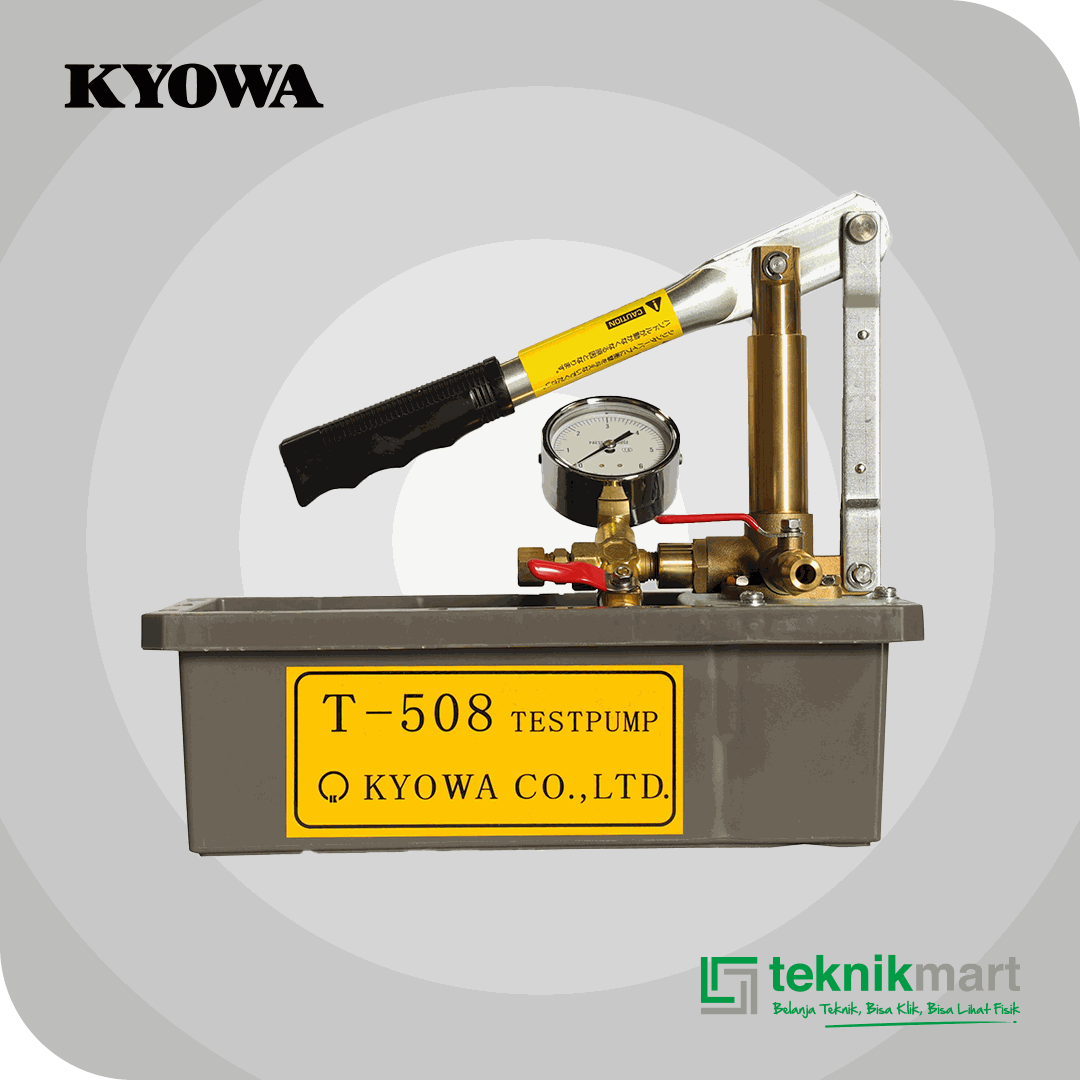 KYOWA T-508 TEST PUMP & TESTER MANUAL 50 KG
