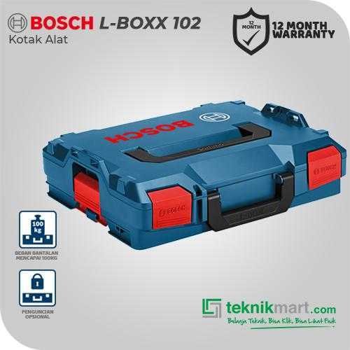 BOSCH L-BOXX 102 CARRYING CASE SYSTEM 25KG 360X444X117MM