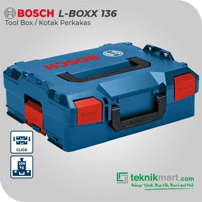 BOSCH L-BOXX 136 CARRYING CASE SYSTEM 25KG 360X444X151MM