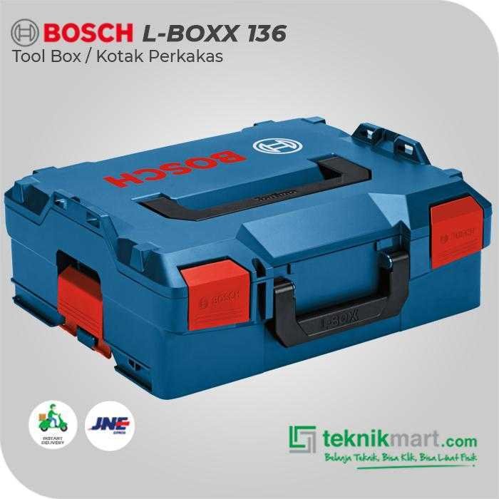 BOSCH L-BOXX 136 CARRYING CASE SYSTEM 25KG 360X444X151MM - Image 3