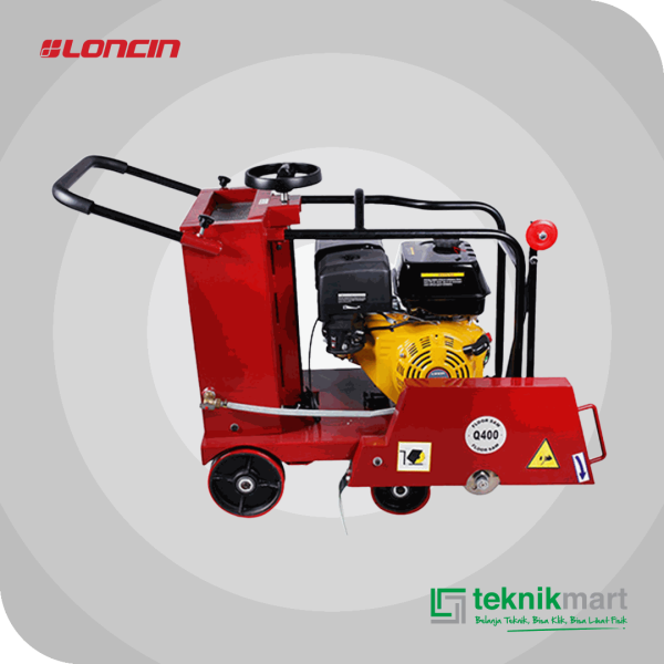 LONCIN CONCRETE CUTTER TPQ 400 DENGAN LONCIN G 390 F & DIAMOND CUTTING DISC 16"