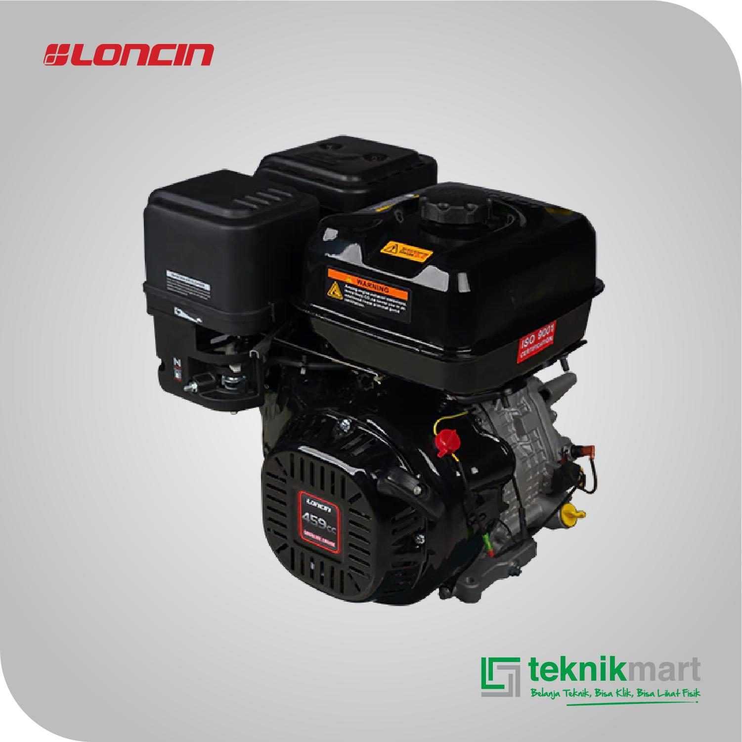 LONCIN G 460 FD BLACK EDITION (GEAR HALF REDUCTION) RECOIL GASOLINE ENGINE 459CC 16HP - Image 2