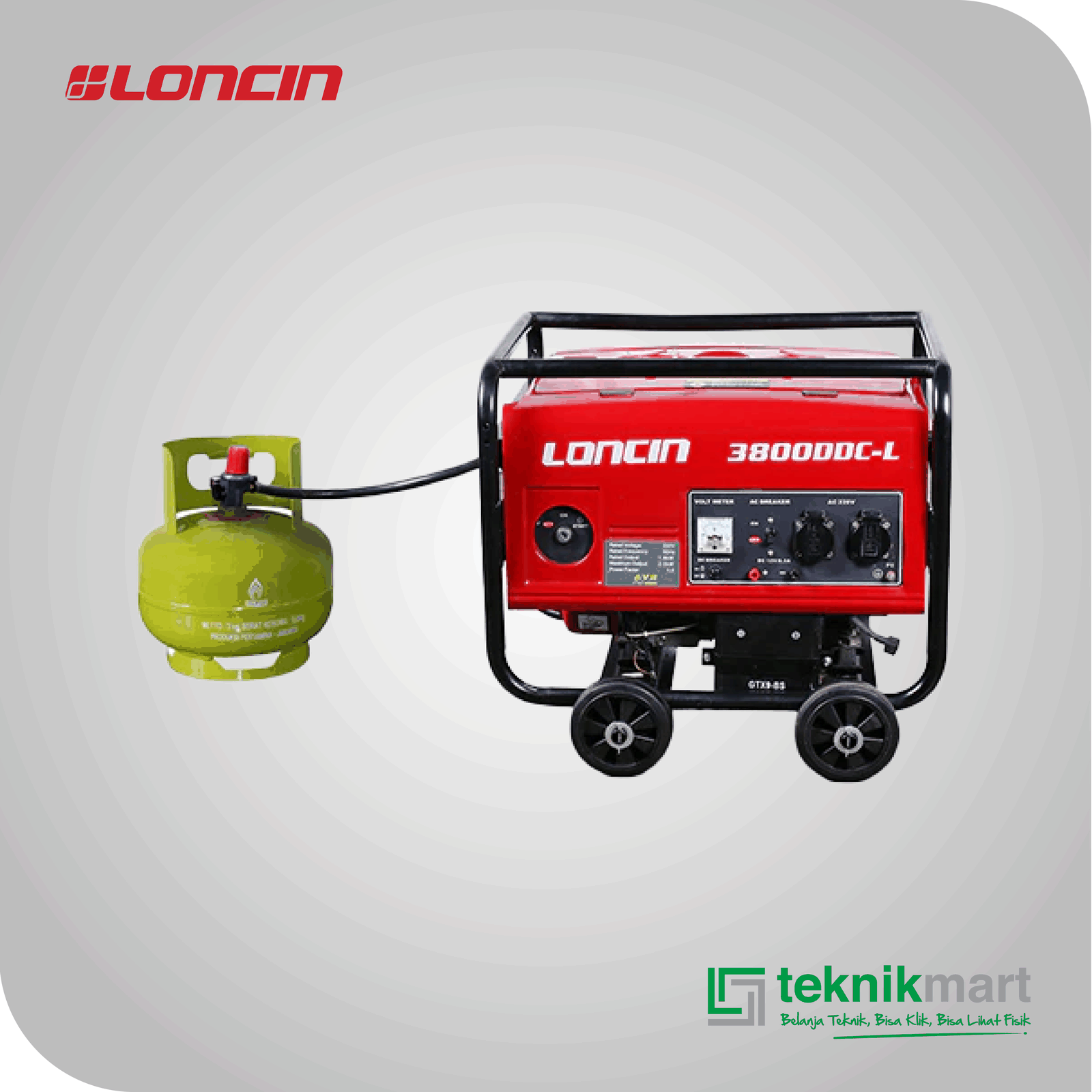LONCIN LC 3800 DDC-L DUAL GAS GENSET 2,2KW