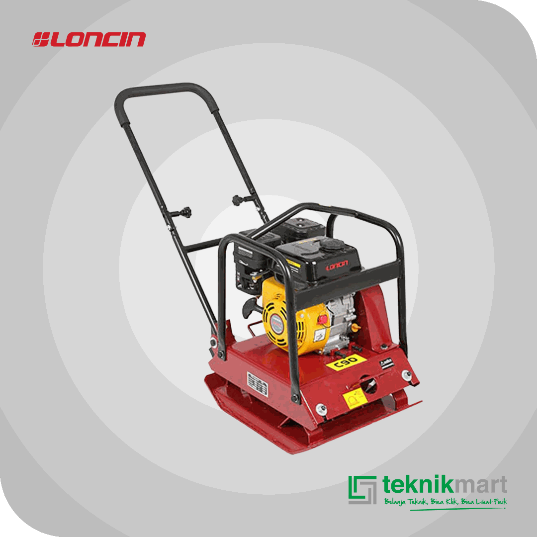 LONCIN PLATE COMPACTOR C 90-L DENGAN LONCIN G 160 FA WITH WHEELS