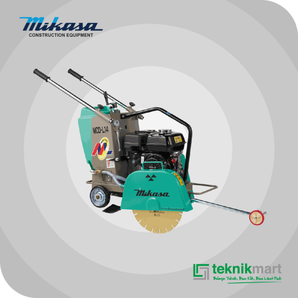 MIKASA MCD L14H CONCRETE CUTTER DENGAN HONDA GX 200 DENGAN CUTTING DEPTH GAUGE 14"