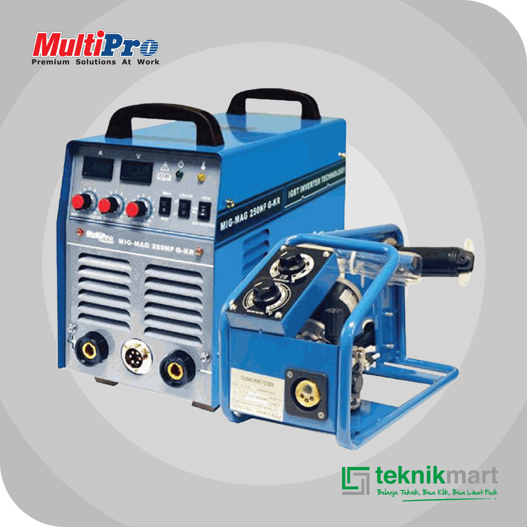 MULTIPRO MIG-MAG 250NF G-KR INVERTER IGBT WELDING MACHINE 250A 380V 8,1KVA