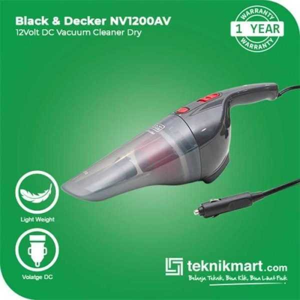 BLACK AND DECKER NV1200AV CAR VACUUM BASIC DC 12VOLT