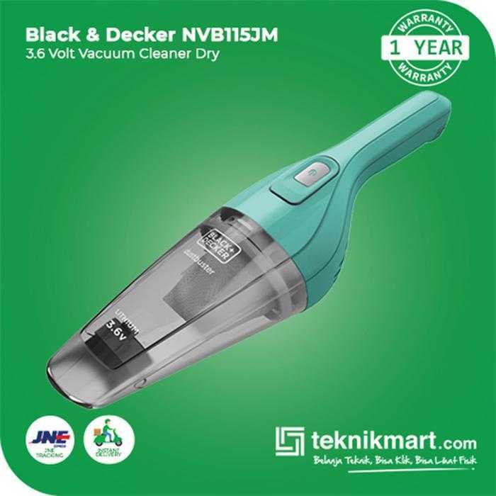 BLACK AND DECKER NVB115JM HAND VACUUM 3.6VOLT LI-ION - Image 3