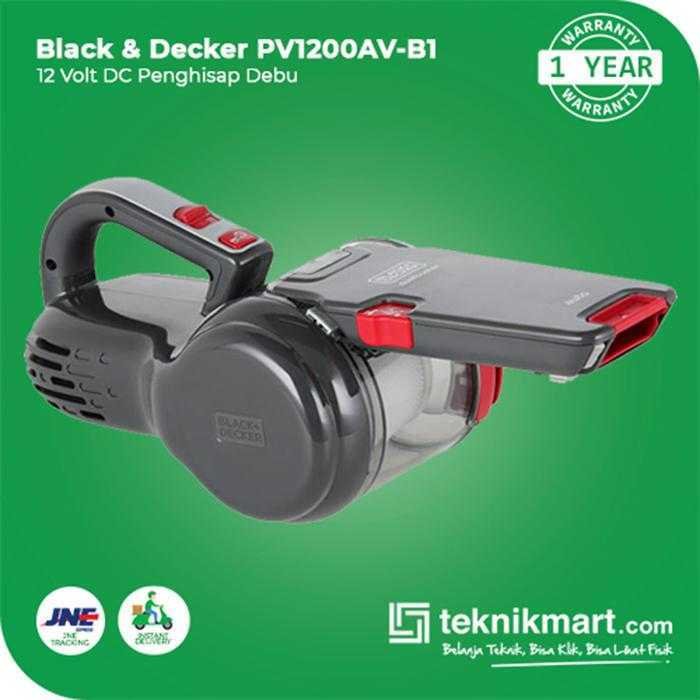 BLACK AND DECKER PV1200AV PIVOT AUTO VACUUM 12V WITH ACCESSORIES - Image 3