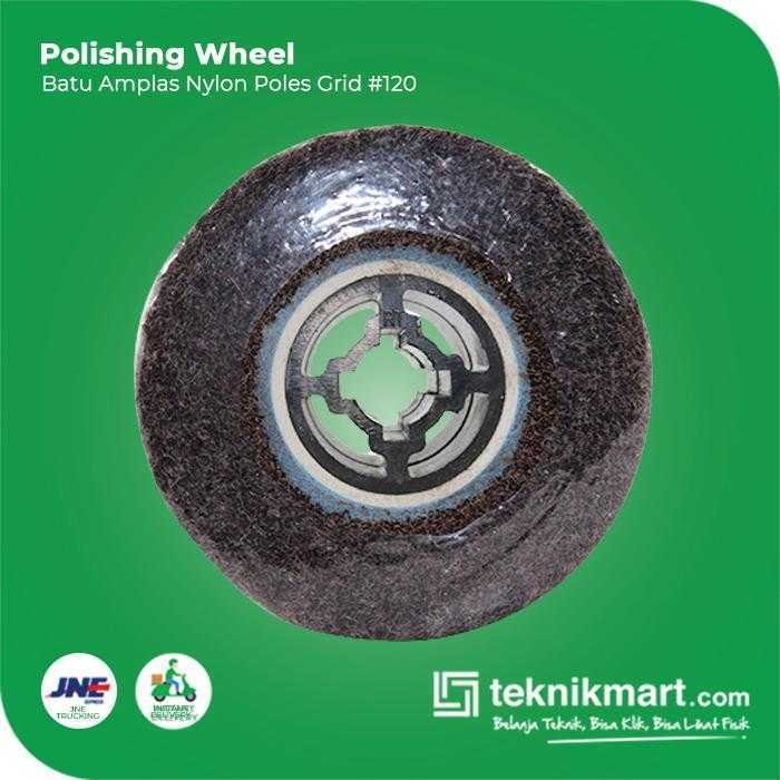 NON WOVEN POLISHING WHEEL GRID #120 120X100X50MM - Image 3