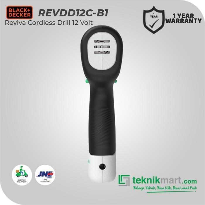 BLACK AND DECKER REVDD12C REVIVA CORDLESS DRILL DRIVER 12V 1.5AH - Image 3