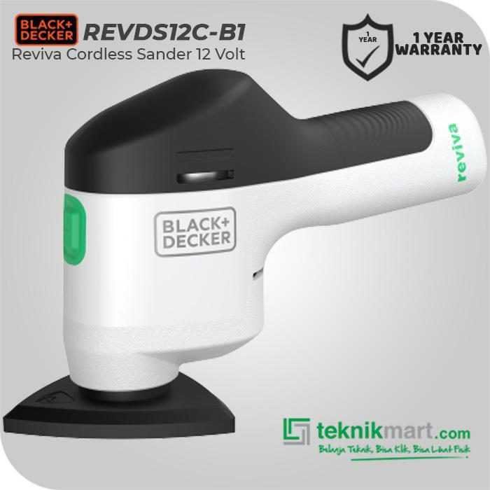 BLACK AND DECKER REVDS12C REVIVA CORDLESS SANDER 12V